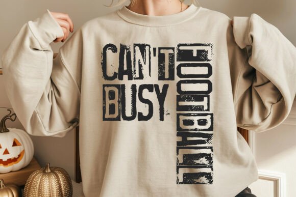 Can t Busy Football Design