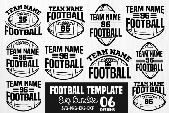 Football Bundle Svg: Graphics & Crafts for Branding