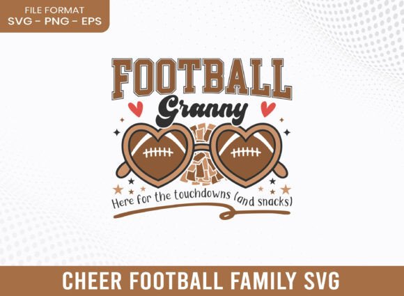 Football Granny Cheer: Graphics & Crafts Asset Review