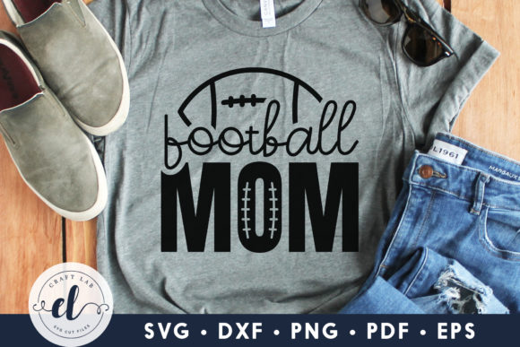 Football Mom SVG: Graphics for Crafts & Blogs