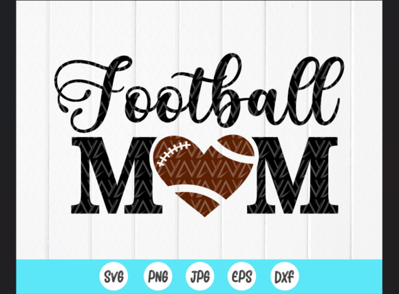 Football Mom SVG Graphics for Seasonal Crafts Branding