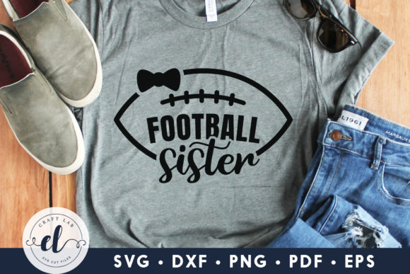 Football Sister SVG: Graphics for Crafts & Business