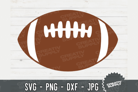 Football SVG Graphics for Local Business Crafts