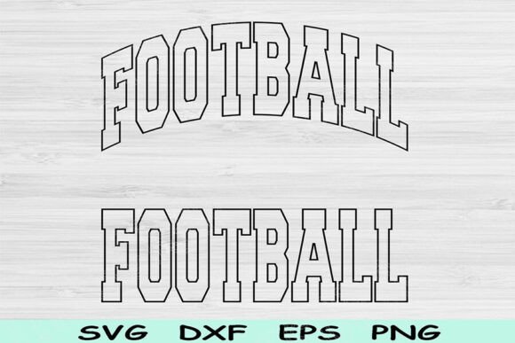 Football SVG & PNG Graphics for Crafts Content