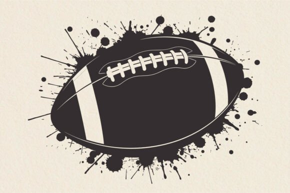 Game Day Grunge Football SVG Design for Crafts & Graphics