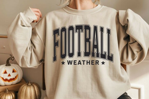 Retro Football Weather PNG SVG for Graphics and Crafts