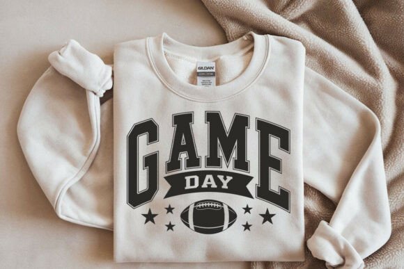 Retro Varsity Game Day Design Football for Crafts Graphics