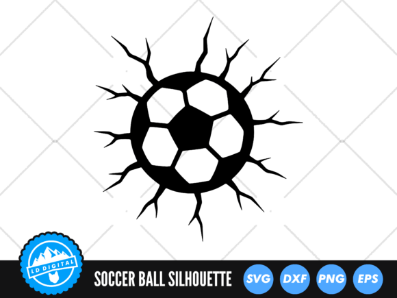 Soccer Ball SVG Graphics for Sports Crafts