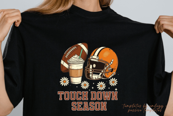Touch Down Season PNG: Fall Graphics for Crafts